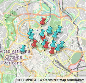 Mappa Piazzale del Giardino Zoologico, 00197 Roma RM, Italia (1.24063)