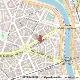 Mappa Viale Giuseppe Mazzini, 23, 00195 Roma, Roma (Lazio)