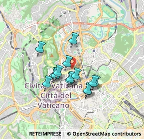 Mappa Viale Giuseppe Mazzini, 00100 Roma RM, Italia (1.39214)