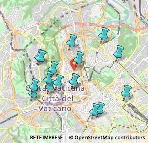 Mappa Viale Giuseppe Mazzini, 00100 Roma RM, Italia (1.95882)