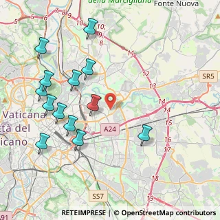 Mappa Via Ludovico Pasini, 00158 Roma RM, Italia (4.84385)