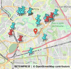 Mappa Via Luigi Bellardi, 00158 Roma RM, Italia (2.265)