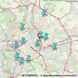 Mappa Via della Marsica, 00162 Roma RM, Italia (4.46273)
