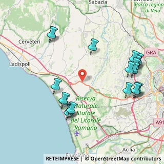 Mappa Km. 24.150 RM 00054, 00050 Fiumicino RM, Italia (10.1645)