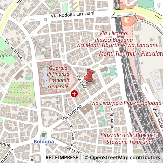Mappa Via Pisa, 24, 00162 Roma, Roma (Lazio)