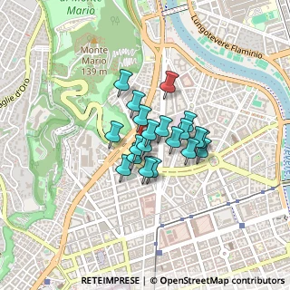 Mappa Via Carlo Mirabello, 00195 Roma RM, Italia (0.2715)