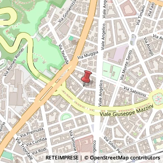 Mappa Via Andrea Bafile, 2, 00195 Roma, Roma (Lazio)