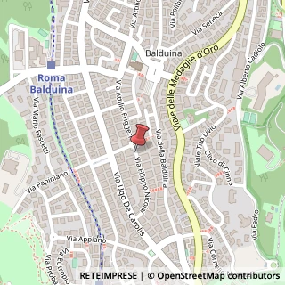 Mappa Via Filippo Nicolai,  92, 00136 Roma, Roma (Lazio)