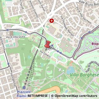 Mappa Via G. Cesaroni, 54, 00197 Roma, Roma (Lazio)