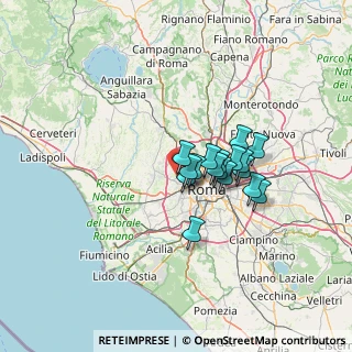 Mappa Via Francesco Giovanni Commendone, 00168 Roma RM, Italia (9.67353)