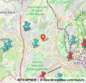 Mappa Via Francesco Giovanni Commendone, 00168 Roma RM, Italia (3.09545)