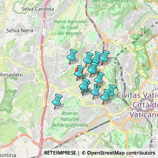 Mappa Via Francesco Giovanni Commendone, 00168 Roma RM, Italia (1.195)