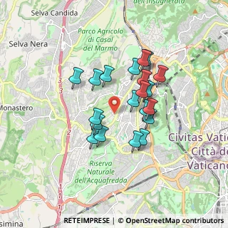 Mappa Via Francesco Giovanni Commendone, 00168 Roma RM, Italia (1.4565)