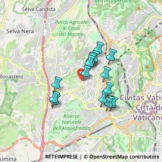 Mappa Via Francesco Giovanni Commendone, 00168 Roma RM, Italia (1.488)