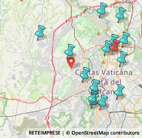 Mappa Via Francesco Giovanni Commendone, 00168 Roma RM, Italia (4.99867)