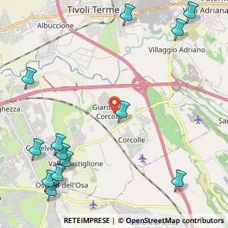 Mappa 00132 Corcolle RM, Italia (3.46385)