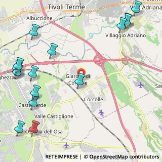 Mappa 00132 Corcolle RM, Italia (3.41625)