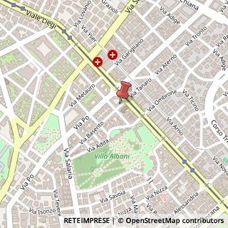 Mappa Via Basento, 73- 75, 00198 Roma, Roma (Lazio)