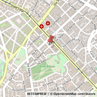 Mappa Via Basento, 65, 00198 Roma, Roma (Lazio)