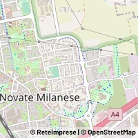 Hartă Novate Milanese
