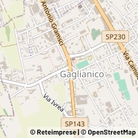 Mapa Gaglianico