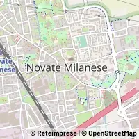 Mapa Novate Milanese