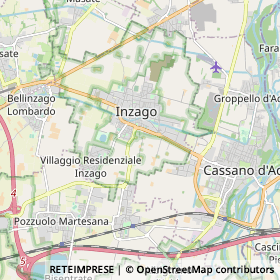 Mappa Inzago