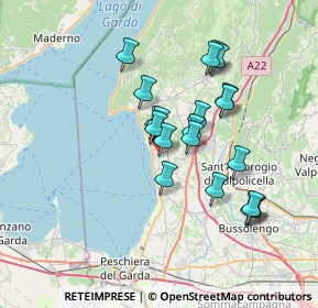 Mappa Via Costabella, 37011 Bardolino VR, Italia (6.0035)