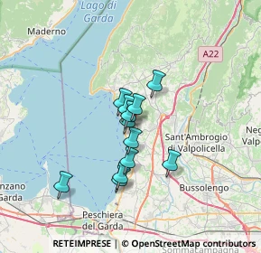 Mappa Via Costabella, 37011 Bardolino VR, Italia (4.54167)