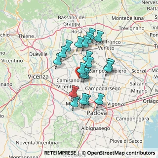 Mappa Via Cavalieri di Vittorio Veneto, 35016 Piazzola sul Brenta PD, Italia (10.425)