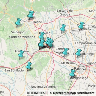 Mappa Via Lazzaro Bonamico, 36100 Vicenza VI, Italia (15.248)