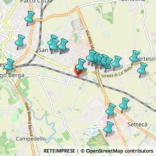Mappa Via Lazzaro Bonamico, 36100 Vicenza VI, Italia (1.072)