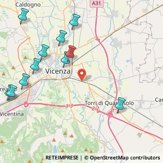 Mappa Via Lazzaro Bonamico, 36100 Vicenza VI, Italia (5.52455)