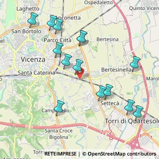 Mappa Via Lazzaro Bonamico, 36100 Vicenza VI, Italia (2.275)