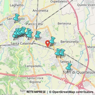 Mappa Via Lazzaro Bonamico, 36100 Vicenza VI, Italia (2.22231)