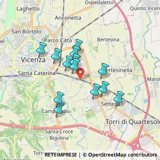 Mappa Via Lazzaro Bonamico, 36100 Vicenza VI, Italia (1.47923)