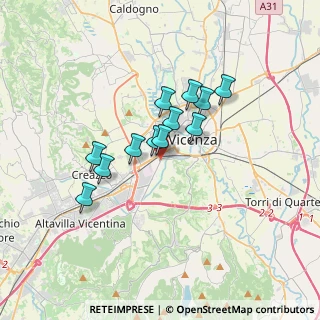 Mappa Via G. Vaccari, 36100 Vicenza VI, Italia (2.53833)