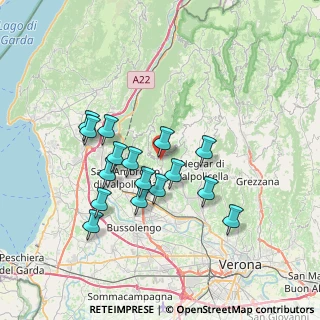 Mappa Via Piani, 37022 Fumane VR, Italia (6.3925)