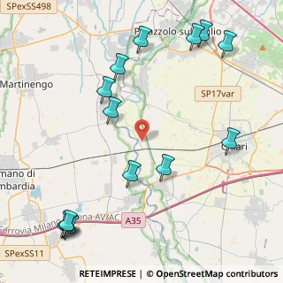 Mappa Via Francesca, 25030 Pontoglio BS, Italia (5.41857)