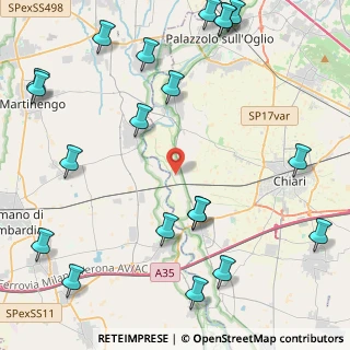 Mappa Via Francesca, 25030 Pontoglio BS, Italia (5.987)