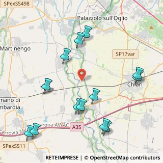 Mappa Via Francesca, 25030 Pontoglio BS, Italia (4.88)