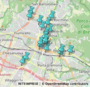 Mappa Via della Posta, 25122 Brescia BS, Italia (1.38737)