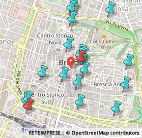 Mappa Via della Posta, 25122 Brescia BS, Italia (0.517)