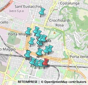 Mappa Via della Posta, 25122 Brescia BS, Italia (0.7615)