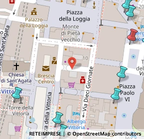 Mappa Via della Posta, 25122 Brescia BS, Italia (0.1405)