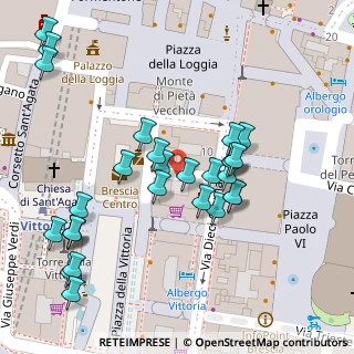 Mappa Via della Posta, 25122 Brescia BS, Italia (0.03929)
