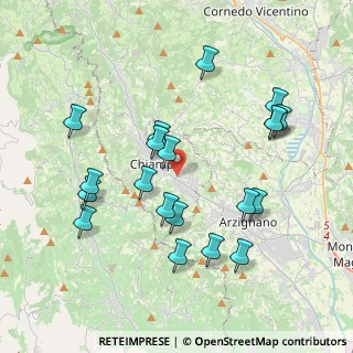 Mappa Via De Gasperi A., 36072 Chiampo VI, Italia (3.987)