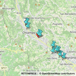 Mappa Via De Gasperi A., 36072 Chiampo VI, Italia (2.05364)