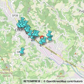 Mappa Via De Gasperi A., 36072 Chiampo VI, Italia (0.8405)