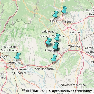 Mappa Via De Gasperi A., 36072 Chiampo VI, Italia (10.56)